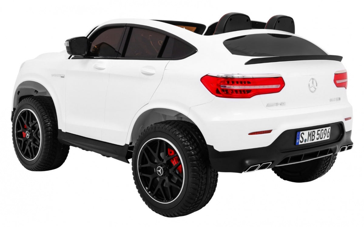 Licencirani auto na akumulator Mercedes GLC 63S - dvosjed - bijeli