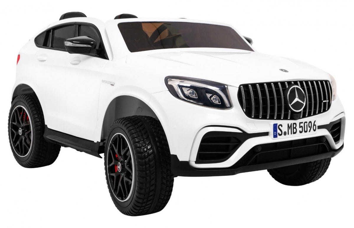 Licencirani auto na akumulator Mercedes GLC 63S - dvosjed - bijeli