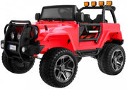 Auto na akumulator Monster Jeep 4 x 4 - DVOSJED - crveni