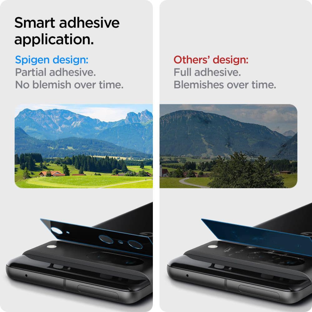 Spigen - Glas.tR EZ Fit Optik.TR staklo za kameru (2 kom) - Google Pixel 7 - crno