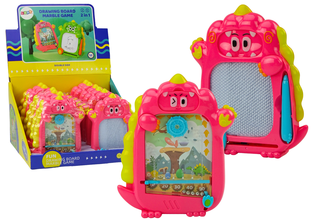Džepna igra 2in1 rozi Dinosaur