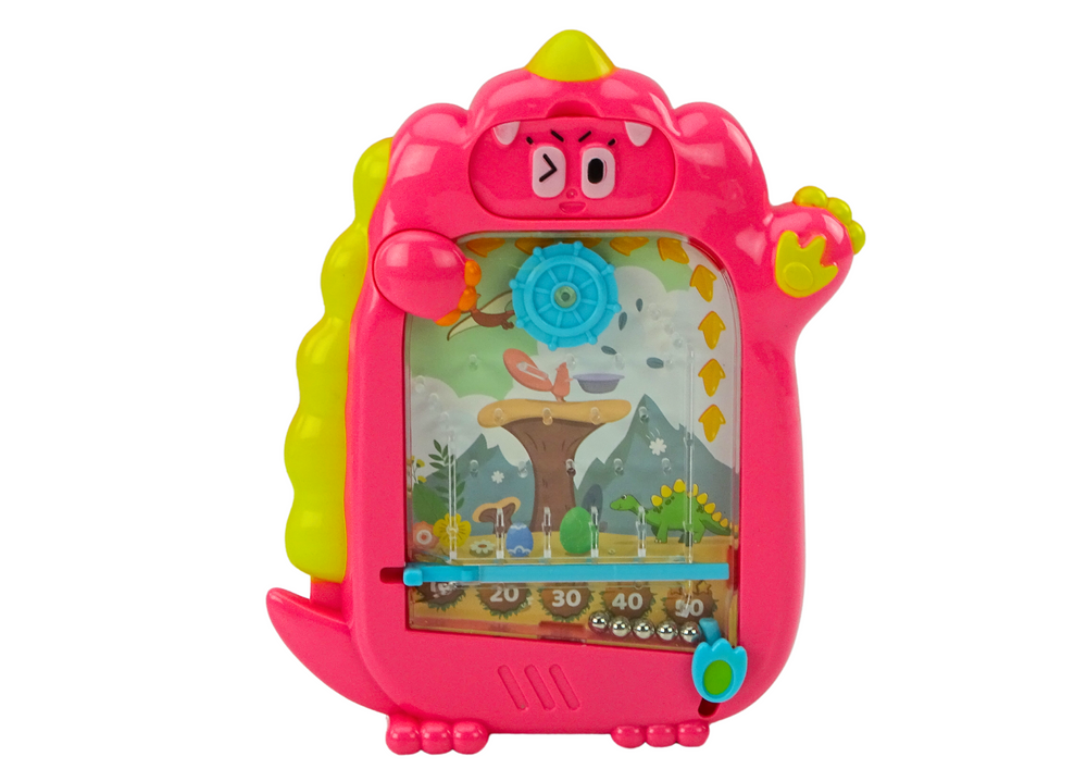 Džepna igra 2in1 rozi Dinosaur