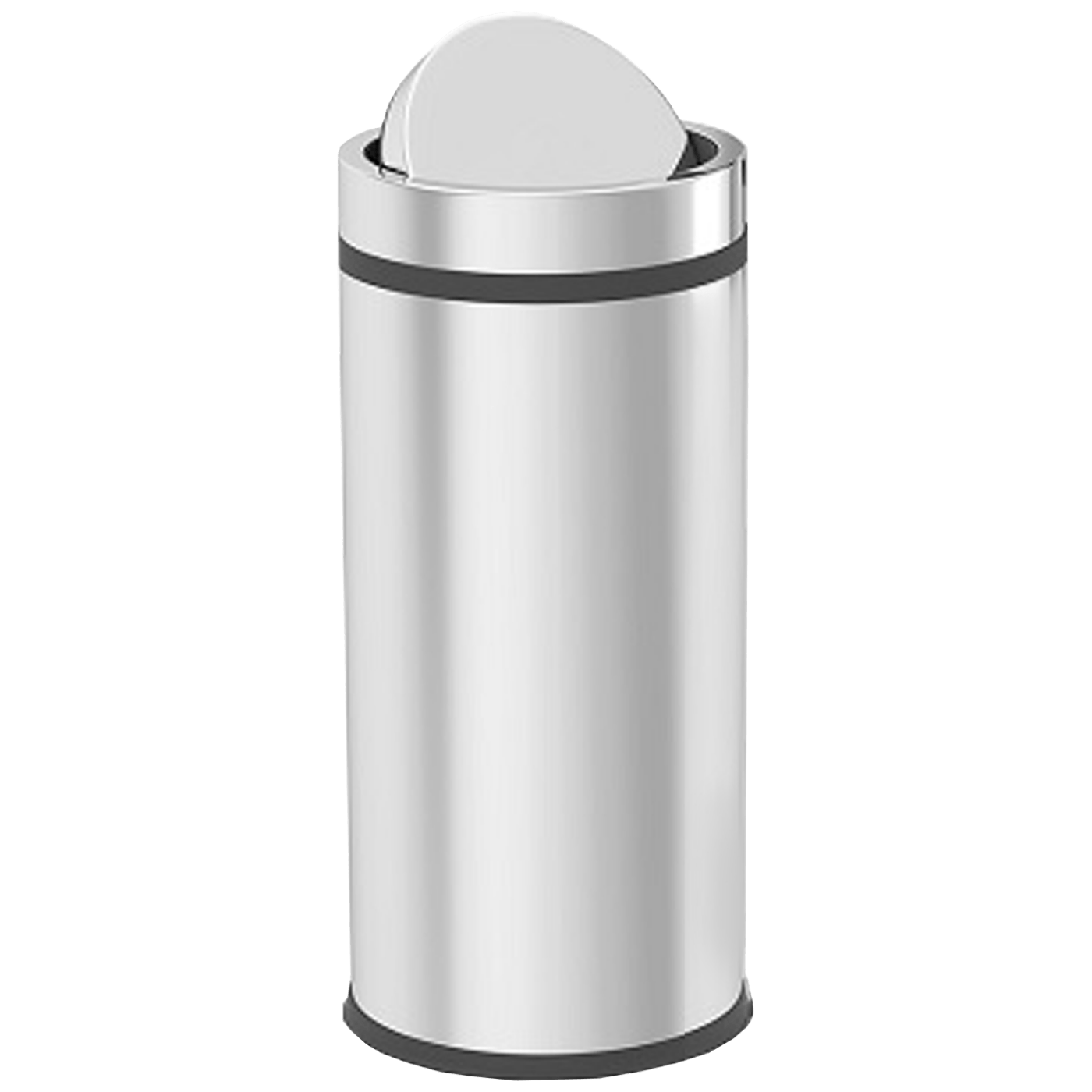 Zilan Koš za smeće sa rotirajućim poklopcem, 11 lit., INOX - ZLN4582