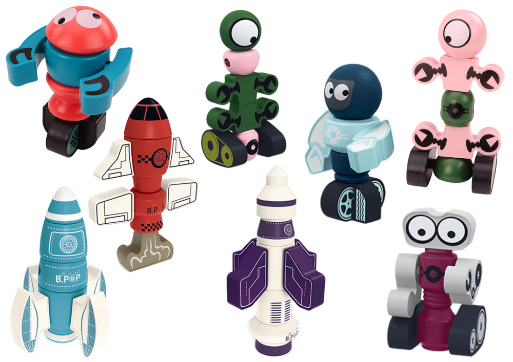 Magnetski blokovi Space Rocket - 56 komada