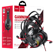 hoco. Slušalice sa mikrofonom, gaming, 3.5 mm / USB, LED - W105 Joyful