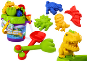 Set  za pijesak s kantom za zalijevanje za tuširanje i set kalupa za dinosaure