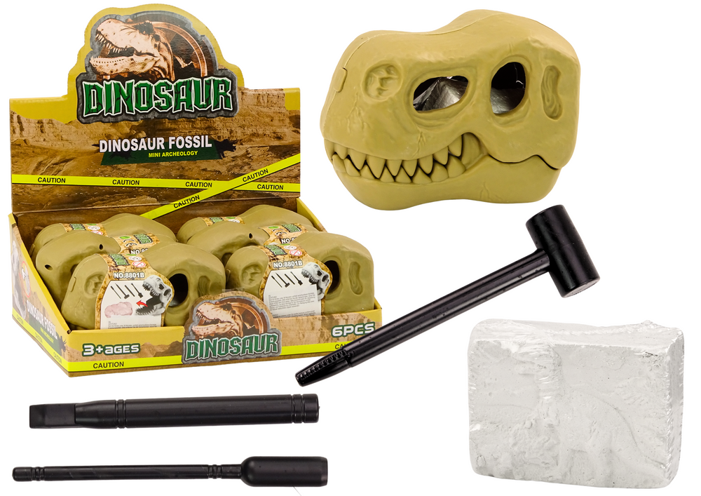 Arheološki set sa dinosaurom Fossils Skull