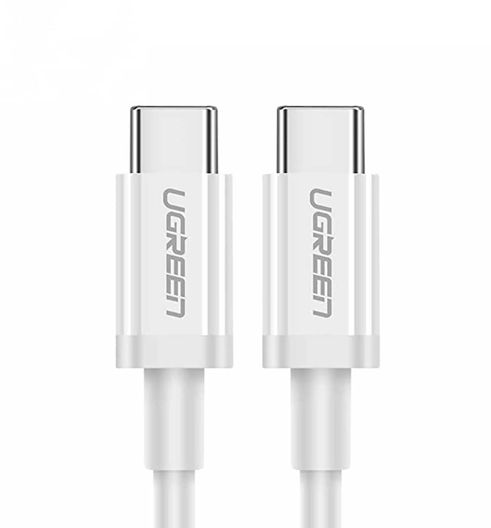 Ugreen - Podatkovni kabel (60520) - USB-C na Type-C PD60W 3A 2m - bijeli
