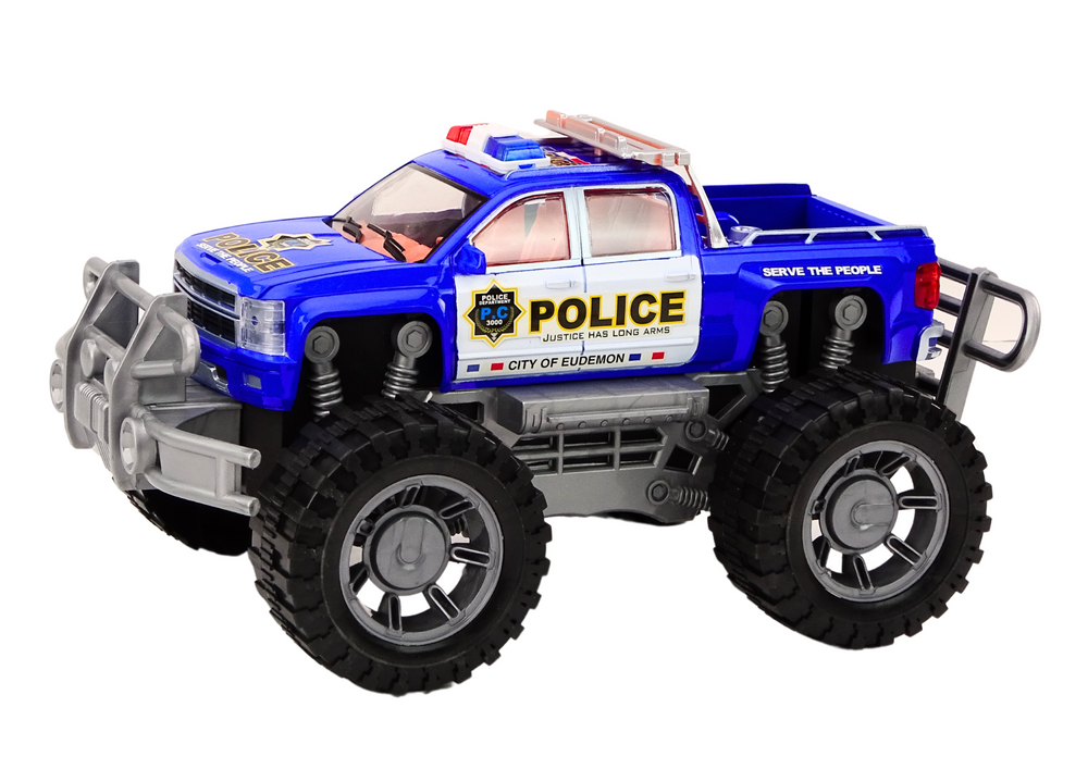 Policijski auto za igru Off-Road - Plavi