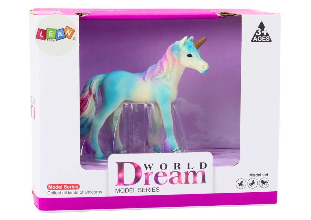 Kolekcionarska figurica Mali jednorog 8 CM - plavi