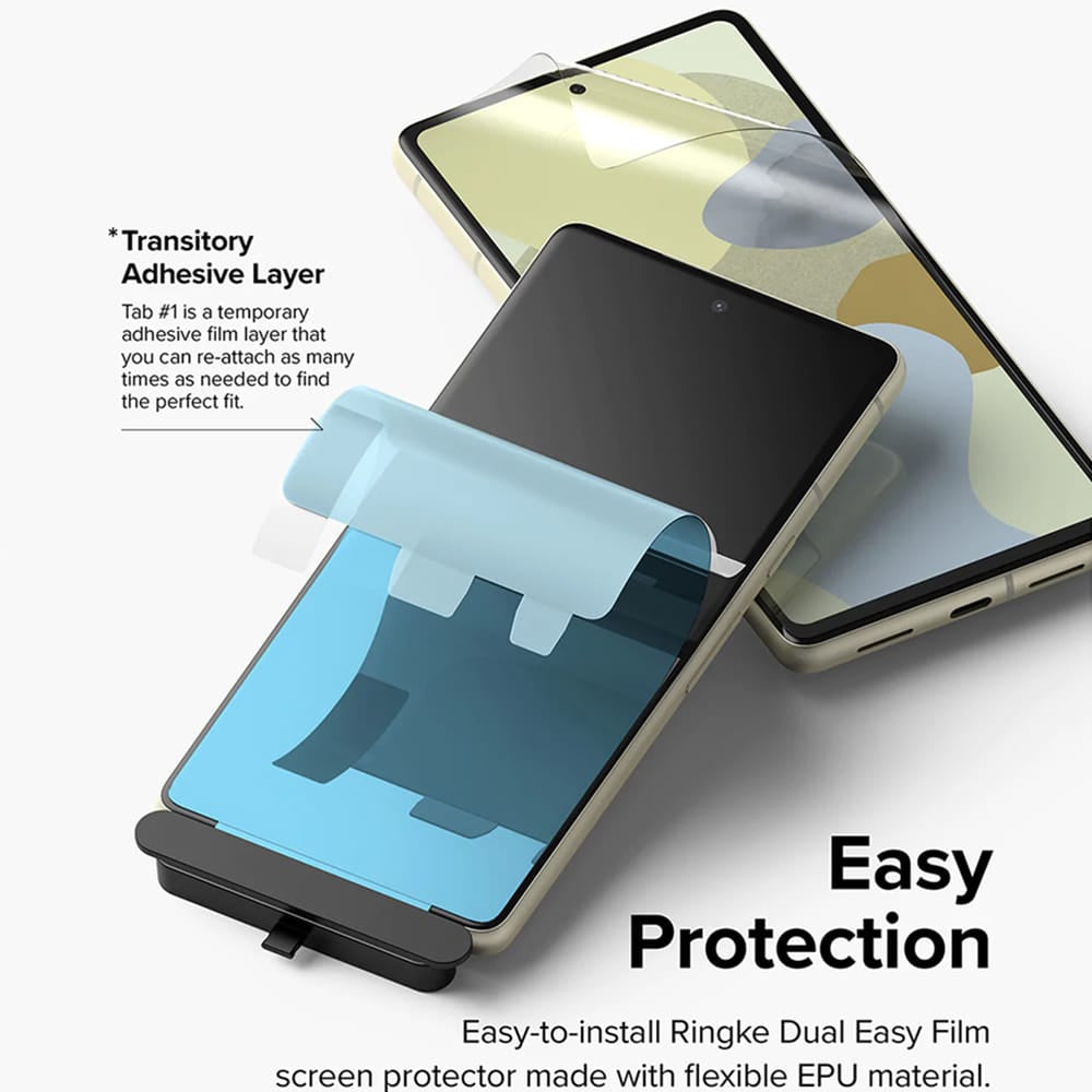 Ringke – Dual Easy Full (2 kom) a Google Pixel 7-hez – Átlátszó
