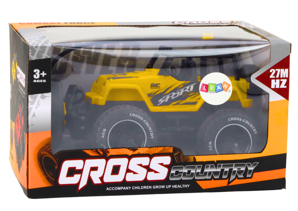 Buggy na daljinsko upravljanje Cross 1:18  - žuti