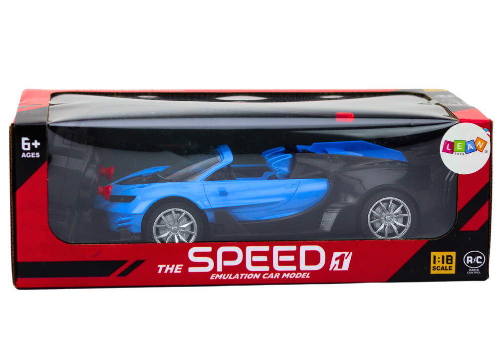 Auto na daljinsko upravljanje Bug 1:18 - plav