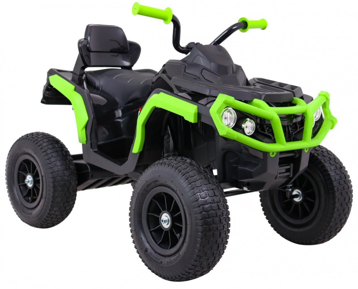 Quad na akumulator ATV Air - crno/zeleni