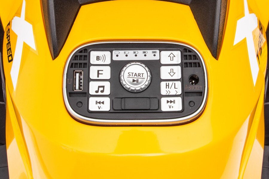 Quad na akumulator 4x4 S615 24V - žuti