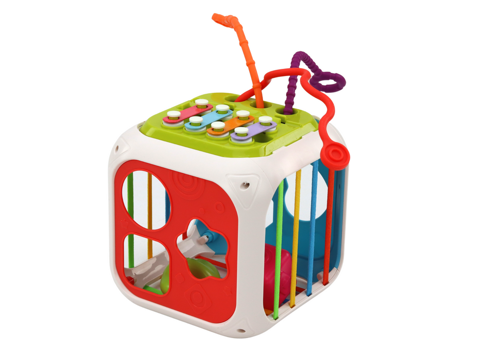 Edukativna kocka za bebe Sorter 7u1 - šarena