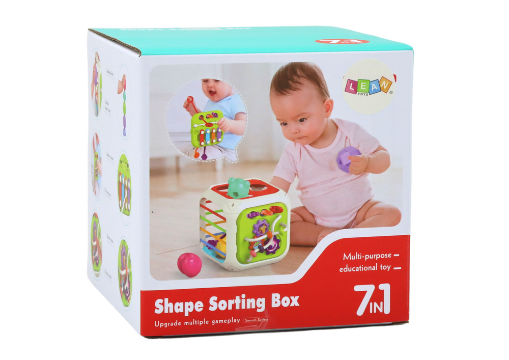 Edukativna kocka za bebe Sorter 7u1 - šarena