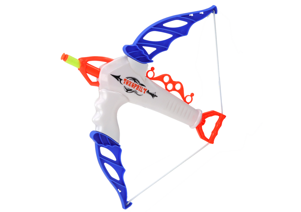 Bow with Target for Soft Arrows with Suction Cup, 6 Pieces