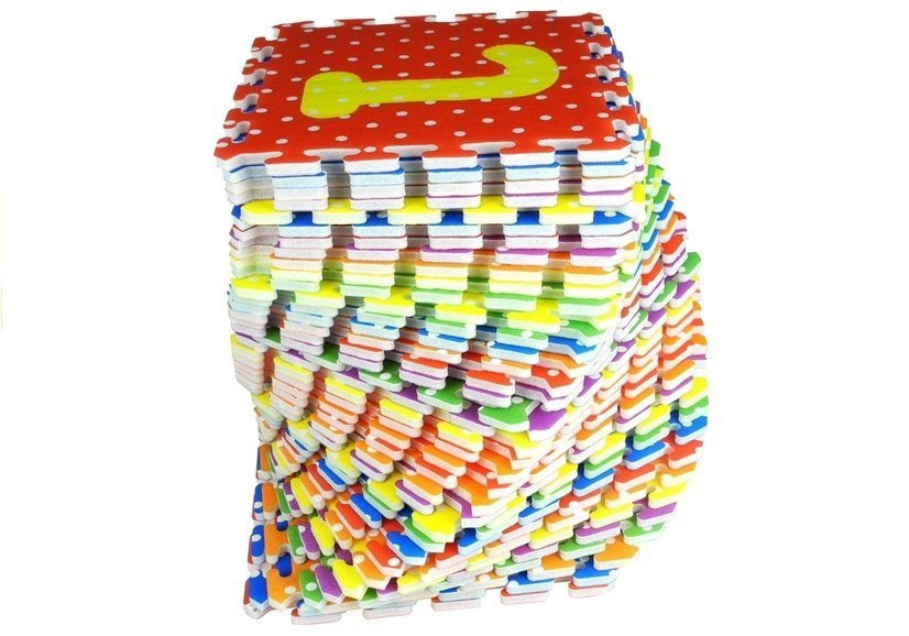 Children Playmat Foam Puzzles Alphabet & Numbers