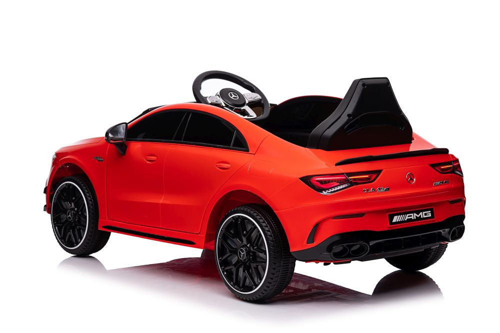 Licencirani auto na akumulator Mercedes CLA 45s AMG 4x4 - crveni