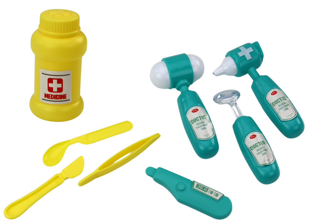 Tirkizni doktorski set u torbici s vezicama