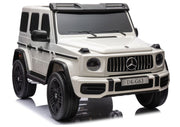 Licencirani auto na akumulator Mercedes G63 XXL 4x4 - dvosjed - bijeli