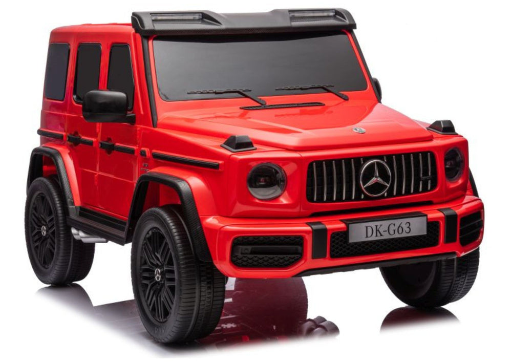 Licencirani auto na akumulator Mercedes G63 XXL 4x4 - dvosjed - crveni