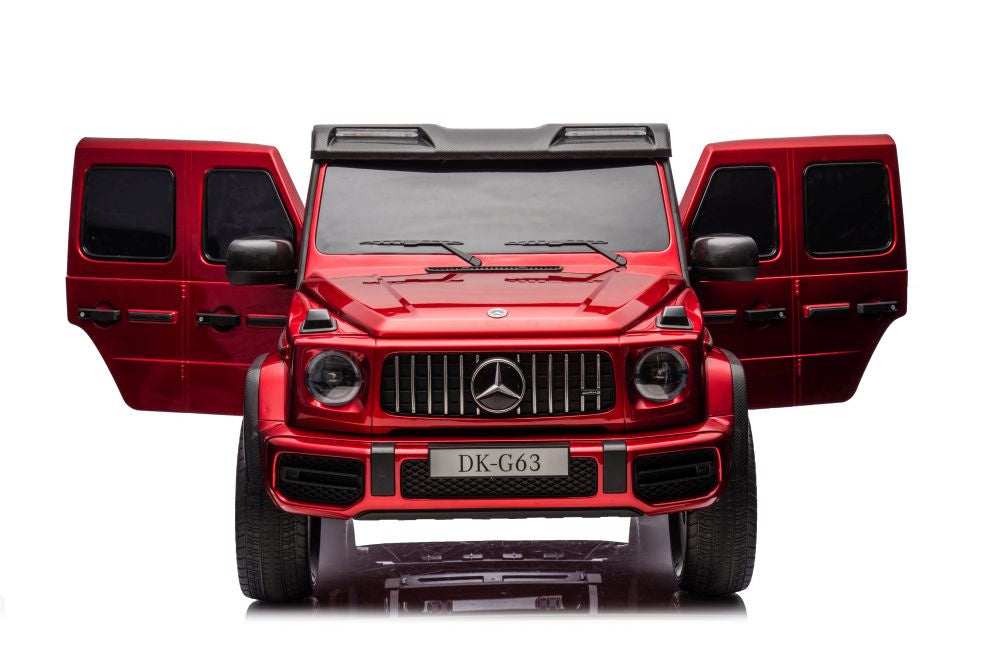 Licencirani auto na akumulator Mercedes G63 XXL 24V 4x4 - DVOSJED - crveni