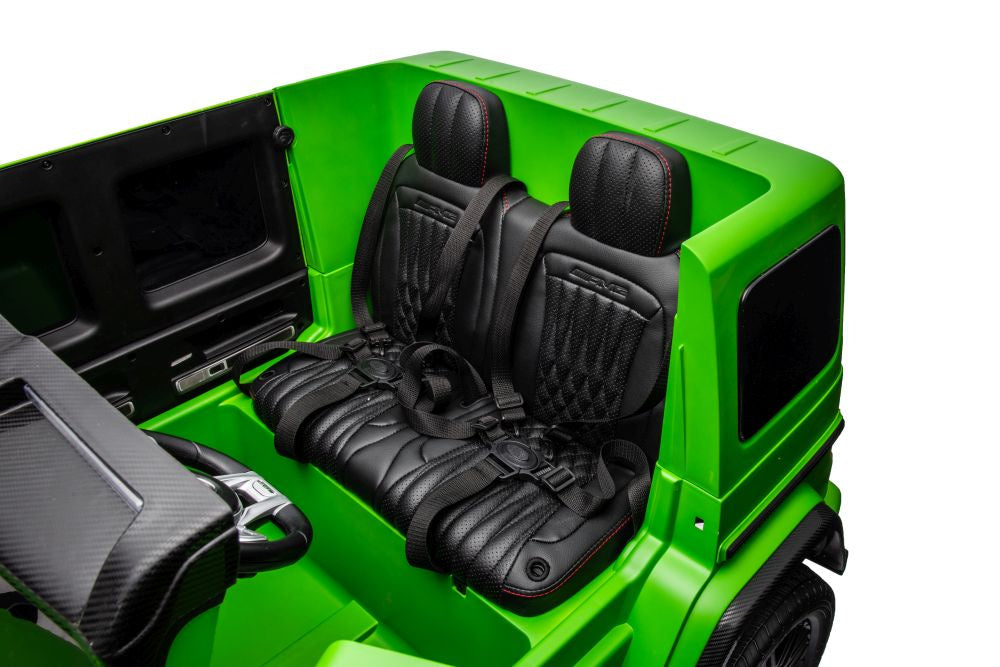 Licencirani auto na akumulator Mercedes G63 XXL 24V 4x4 - DVOSJED - zeleni