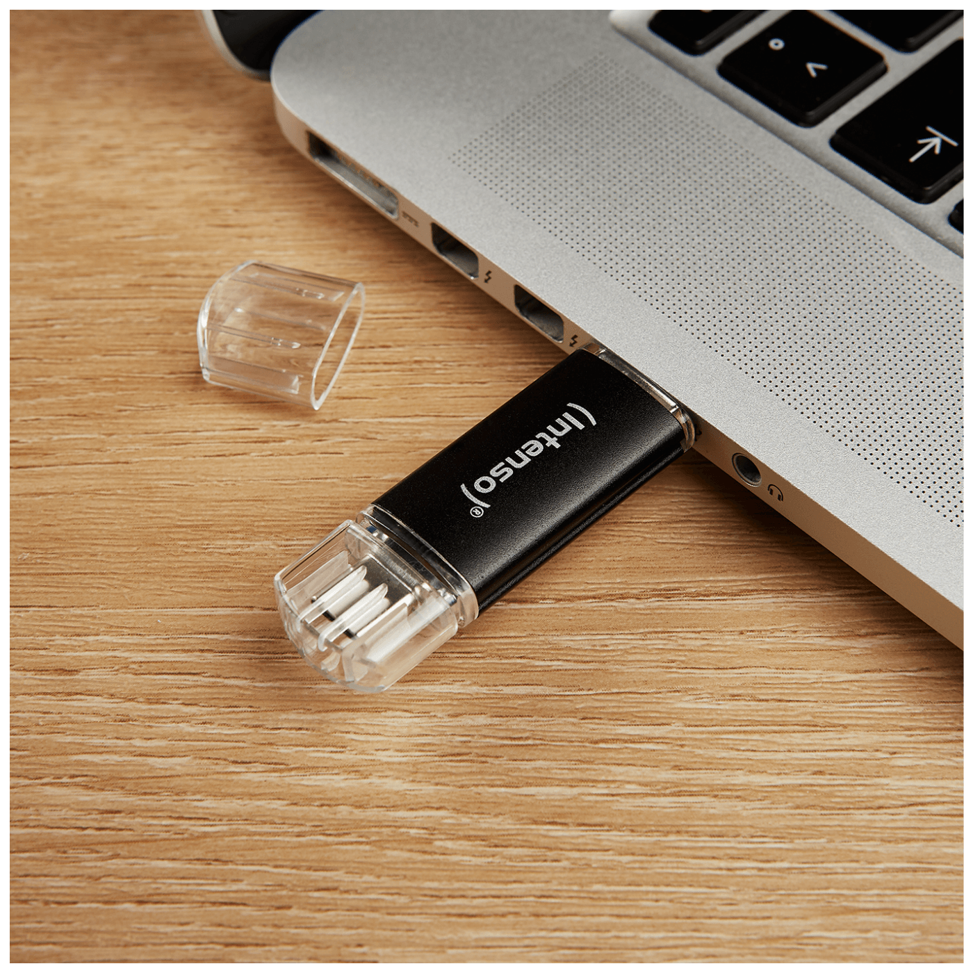 (Intenso) USB Flash drive 32GB, USB 3.2, USB-C, USB-A, Twist Line - USB3.2-32GB/Twist Line