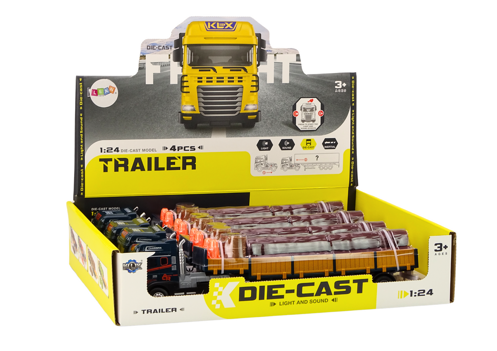 Kamion za transport trupaca s zvučnim efektima 1:24 TIR - Wood