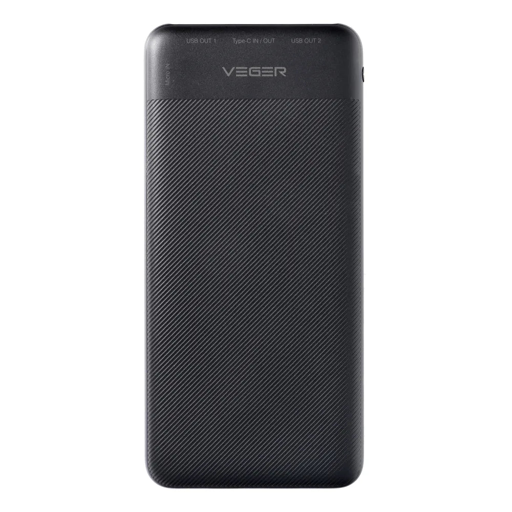 VEGER powerbank 10.000 mAh PD QC3.0 2A 20W A11S (W1133S) crni