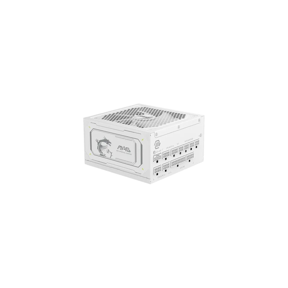 MSI MAG A1000GL PCIE5 WHITE jedinica za napajanje 1000 W 24-pin ATX ATX Bijelo