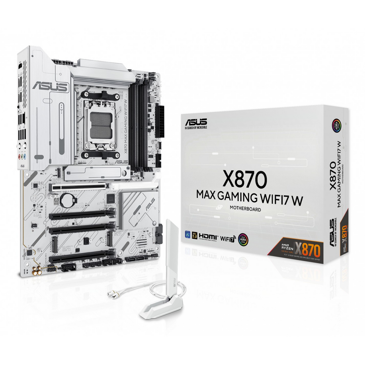 ASUS X870 MAX GAMING WIFI7 W AMD X870 Utor AM5 ATX