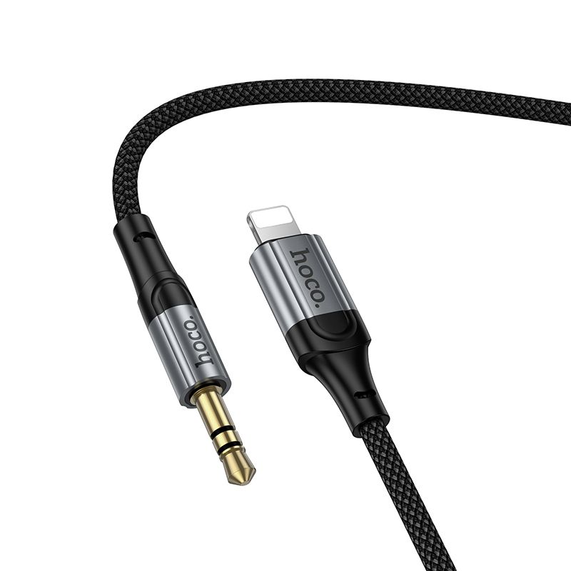 Hoco AUX kabel Jack 3,5 mm na Lightning 1,5 m UPA33A crni