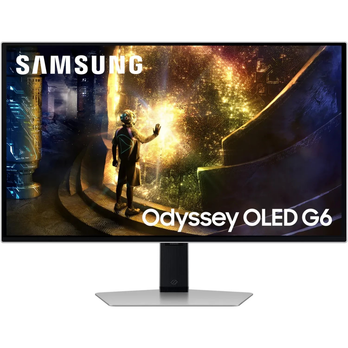 Samsung G61SD računalni monitor 68,6 cm (27") 2560 x 1440 pikseli Quad HD OLED Srebro