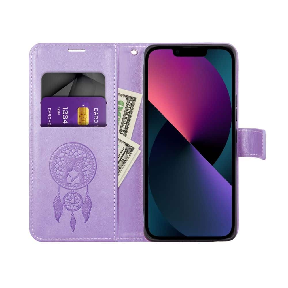 Forcell MEZZO Book case za IPHONE 7 / 8 / SE 2020 / SE 2022 dreamcatcher purple
