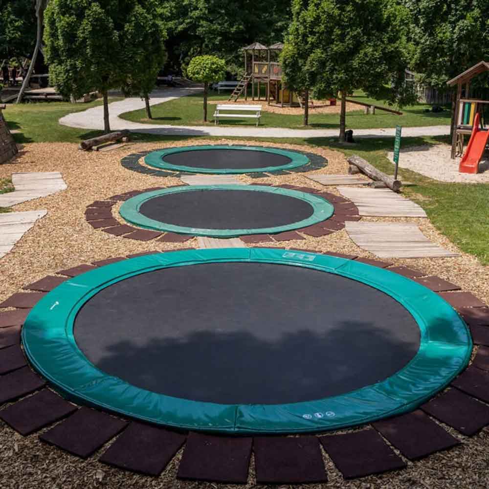 Primus Premium trampolin – ukopni trampolin za dvorište i javne površine Okrugli-244-cm