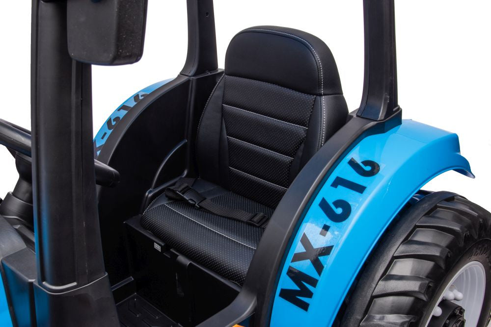 Traktor na akumulator A011 24V - plavi