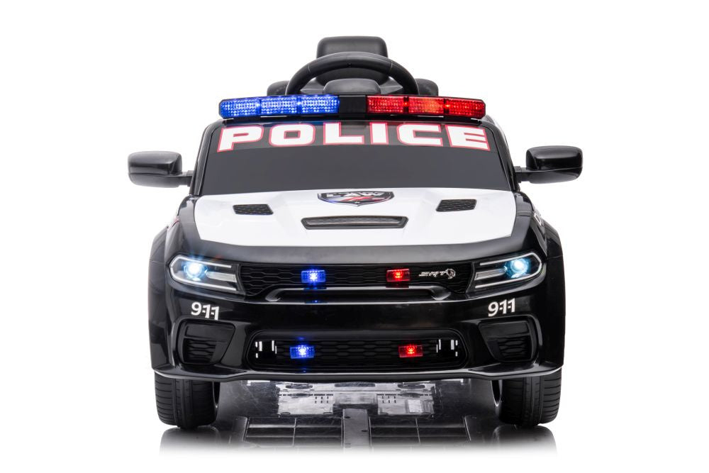 Licencirani policijski auto na akumulator Dodge Charger - crno/bijeli