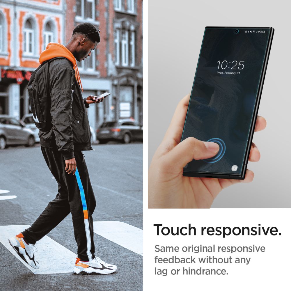 Spigen – Neo Flex (2 kom) a Samsung Galaxy S23 Ultra – átlátszó