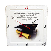 Ajándék diploma - Fali óra    Š17011