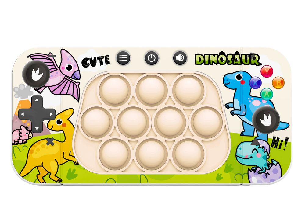 Arcade Game Console Pop It 4 Game Modes Dinosaurs