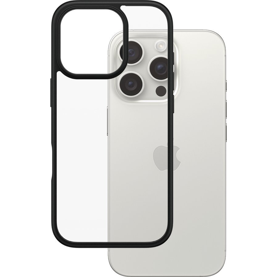 PanzerGlass PG HardCase Black iPhone 16 6.3Inch Pro maska za mobitel Poklopac Prozirno