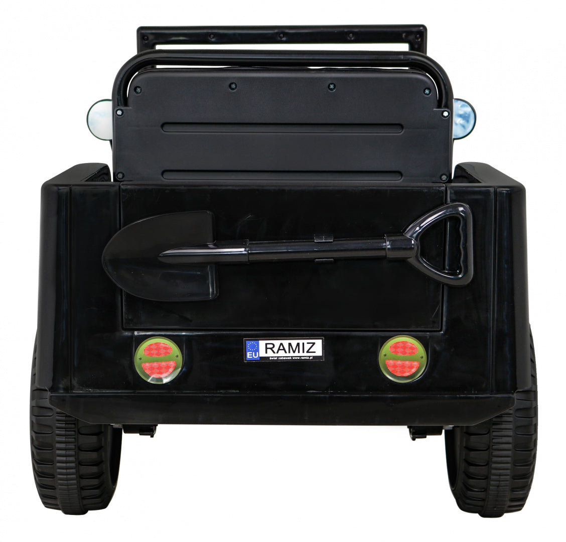 Auto na akumulator Retro Military 4x4 - crni