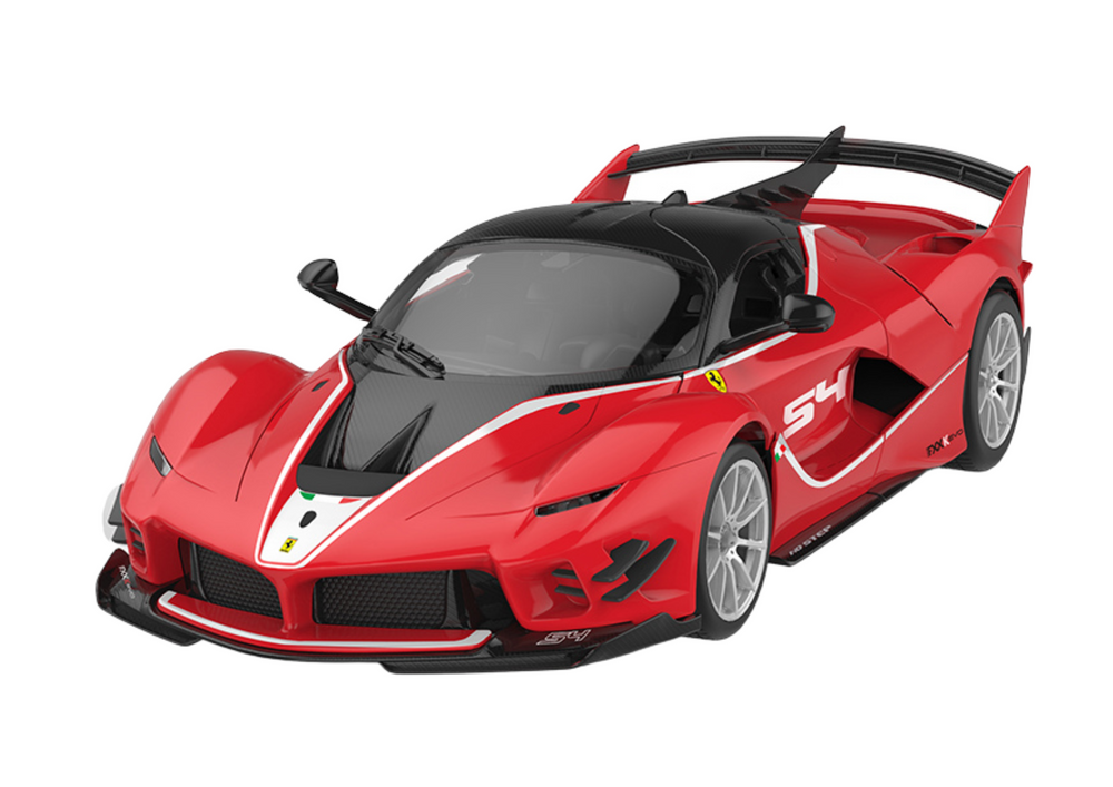 Licencirani auto na daljinsko upravljanje i sastavljanje Rastar  1:18 Ferrari FXXK EVO - crveni - 88 elemenata