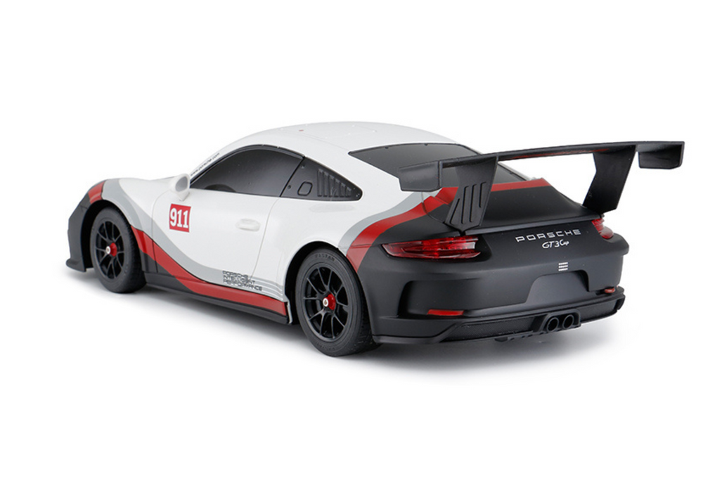 Licencirani auto na daljinsko upravljanje 1:18 Rastar Porsche 911 GT3 - bijelo/sivi