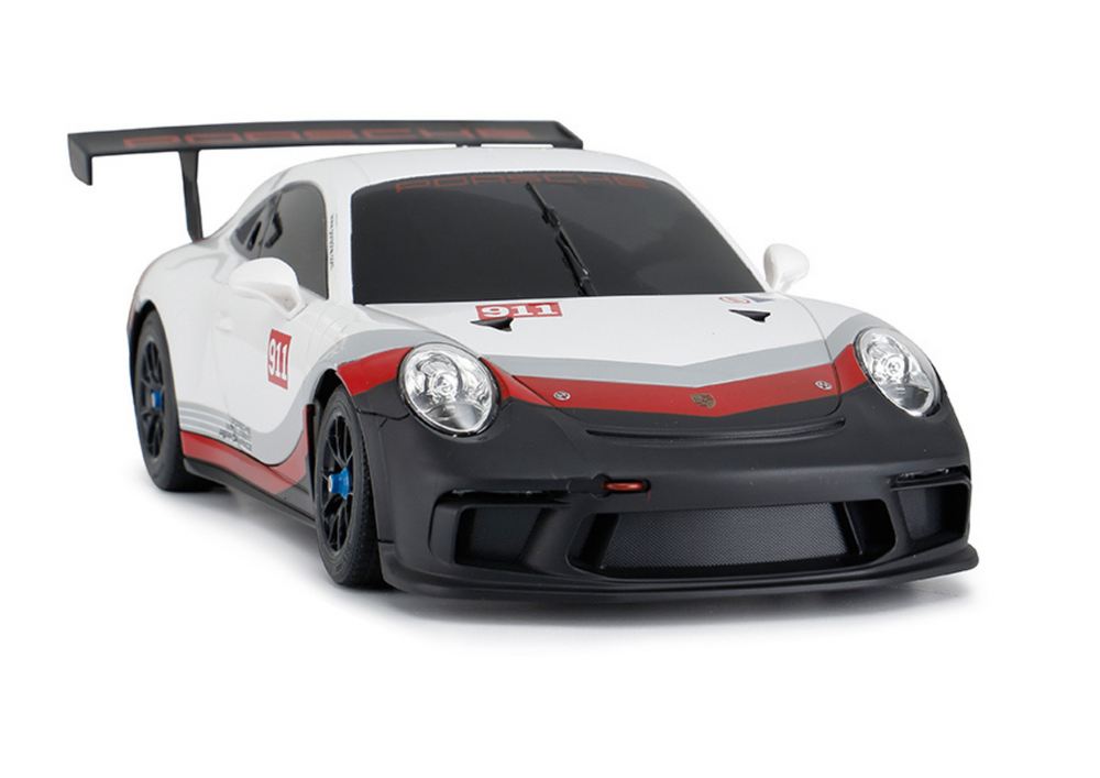 Licencirani auto na daljinsko upravljanje 1:18 Rastar Porsche 911 GT3 - bijelo/sivi
