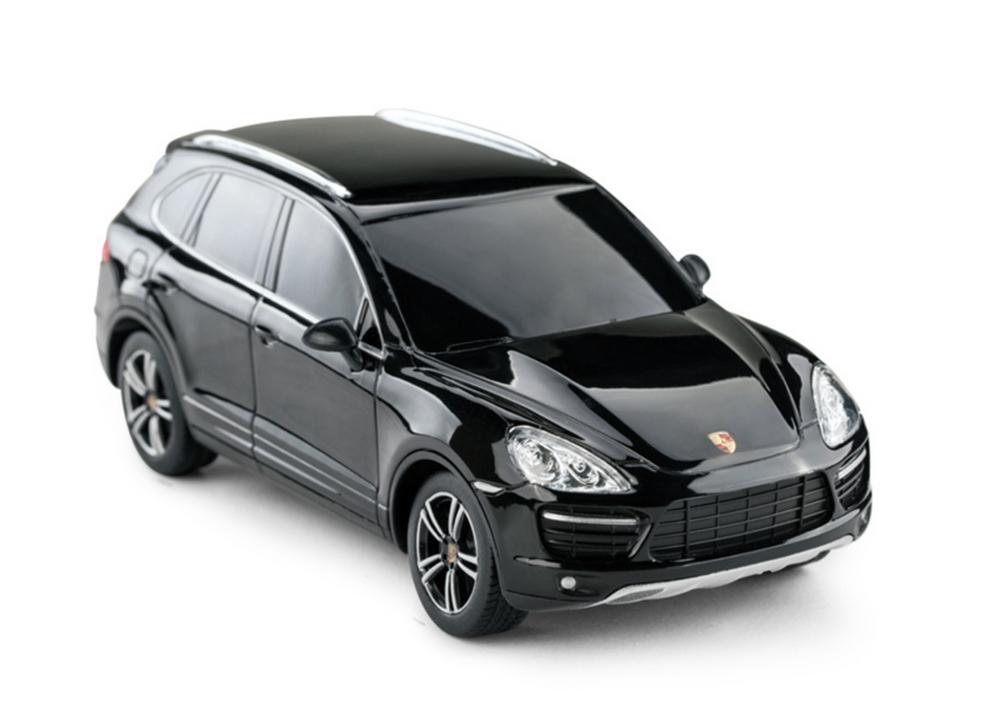 Licencirani auto na daljinsko upravljanje 1:24 Rastar Porsche Cayenne Turbo - crni