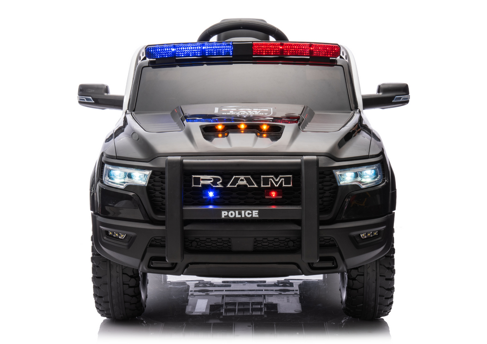 Licencirani policijski auto na akumulator ZB618P Dodge Ram – crni